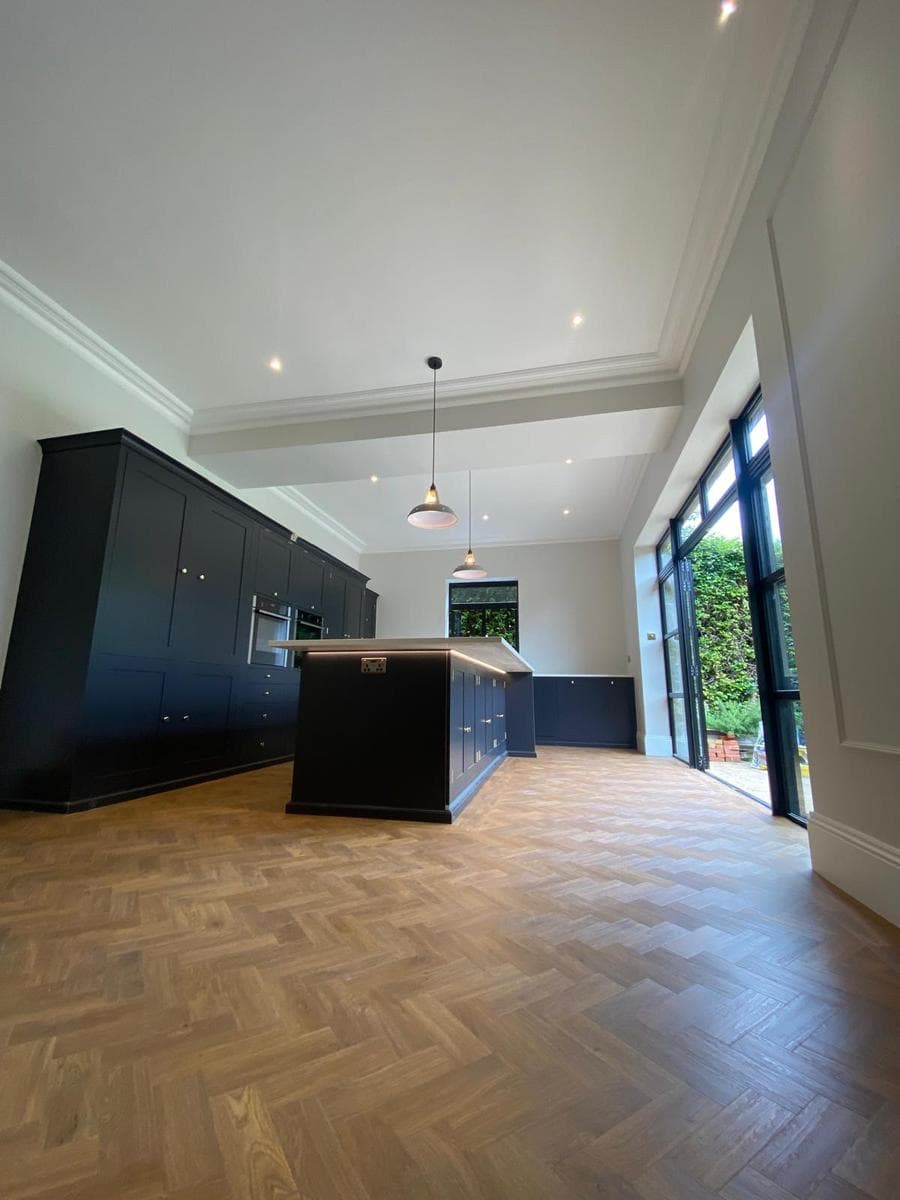 Kitchen from the dining end