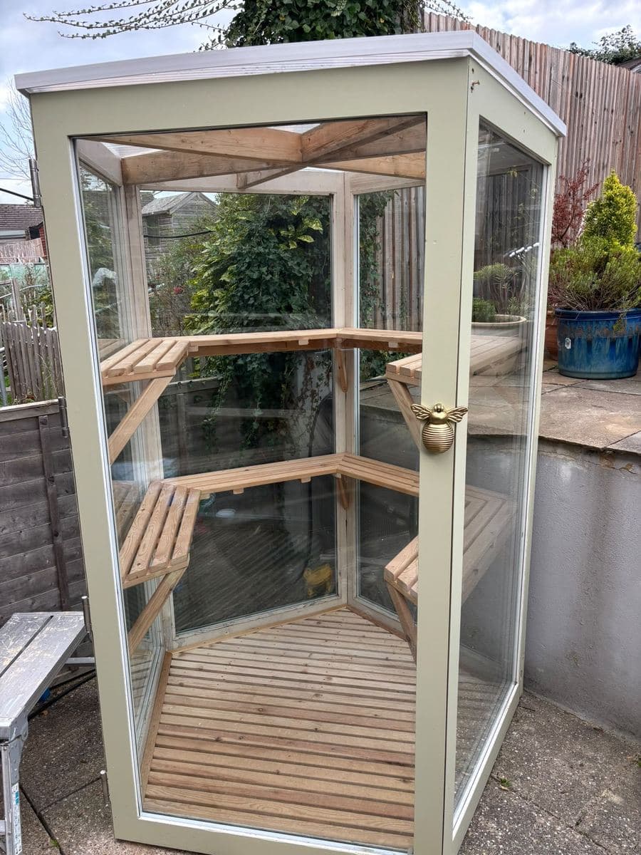 White framed period style garden orangery
