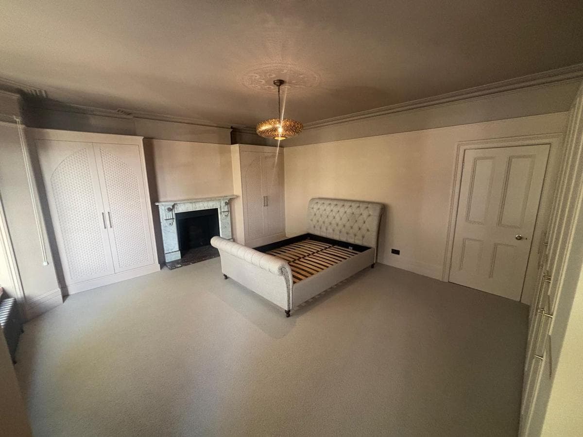 Bedroom with fitted wardrobes