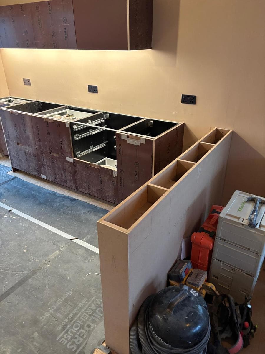 Kitchen carcasses being set out
