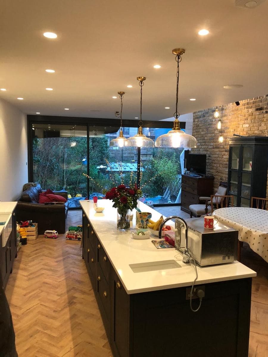 Kitchen and garden doors