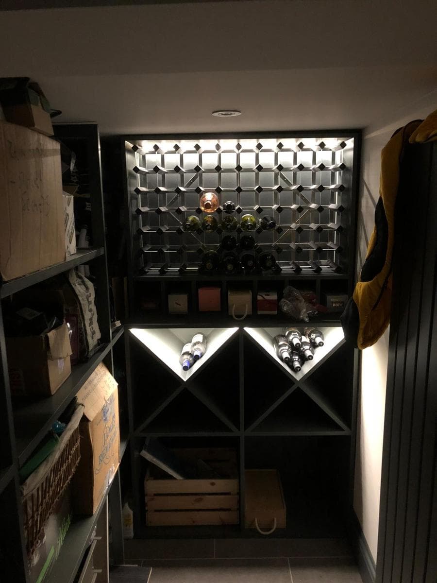 Wine store and shelving