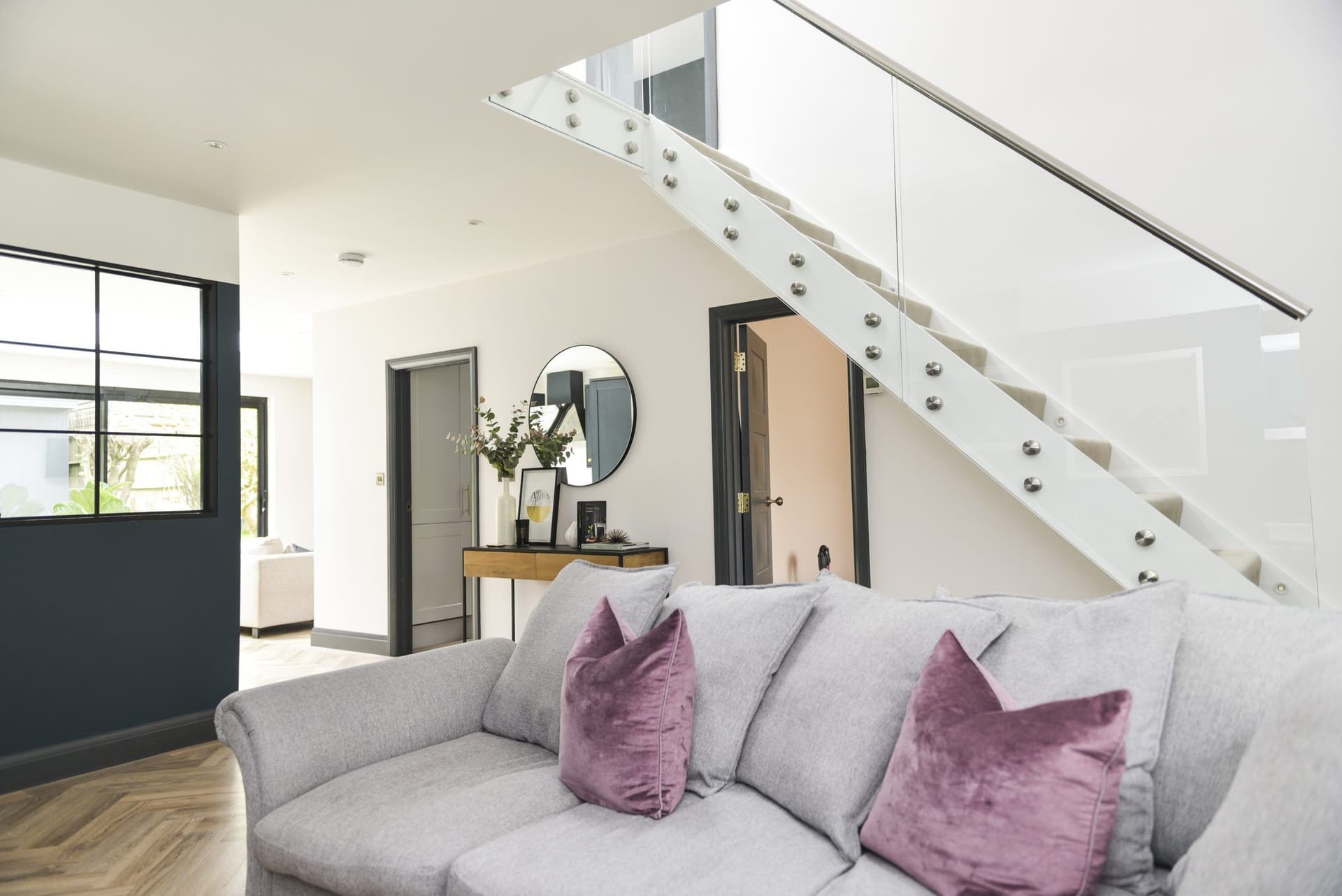 Staircase and living space finished by RSW Carpentry
